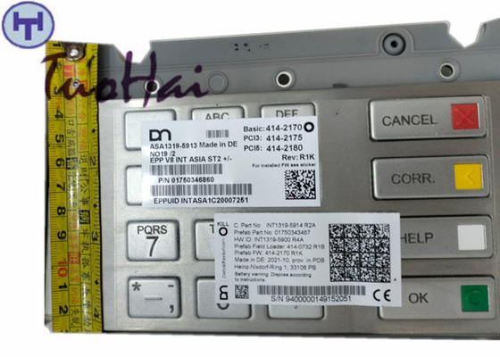 01750343467 оригинал клавиатуры EPP V8 INT2 АЗИИ ST2+/-A2 частей Wincor ATM